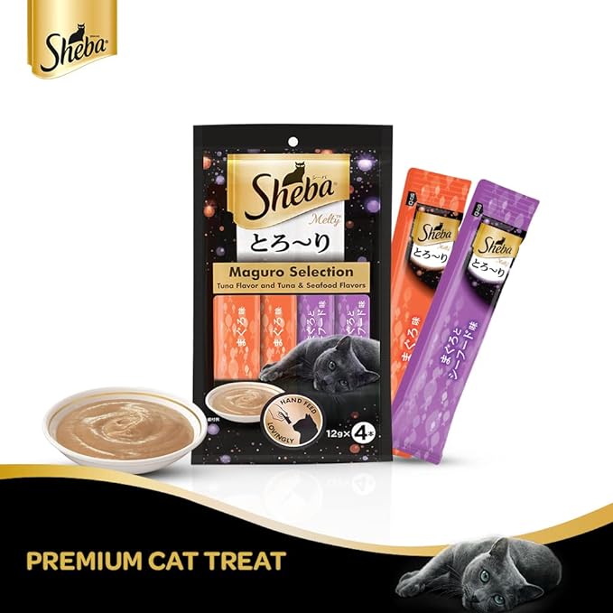 Sheba Melty Premium Lickable Creamy Cat Treats, 48 G